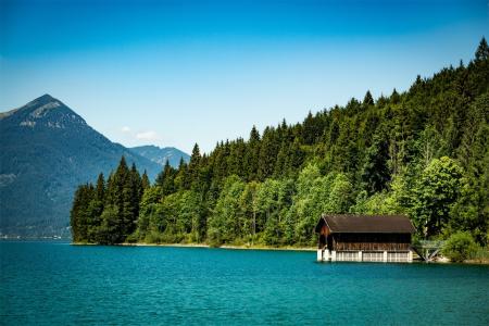 德国瓦尔兴湖自然风景